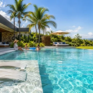 Piscina de Fibra Família 5,5 m